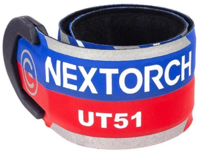 UT51 Red-Blue Flashing Safety Slap Bracelet
